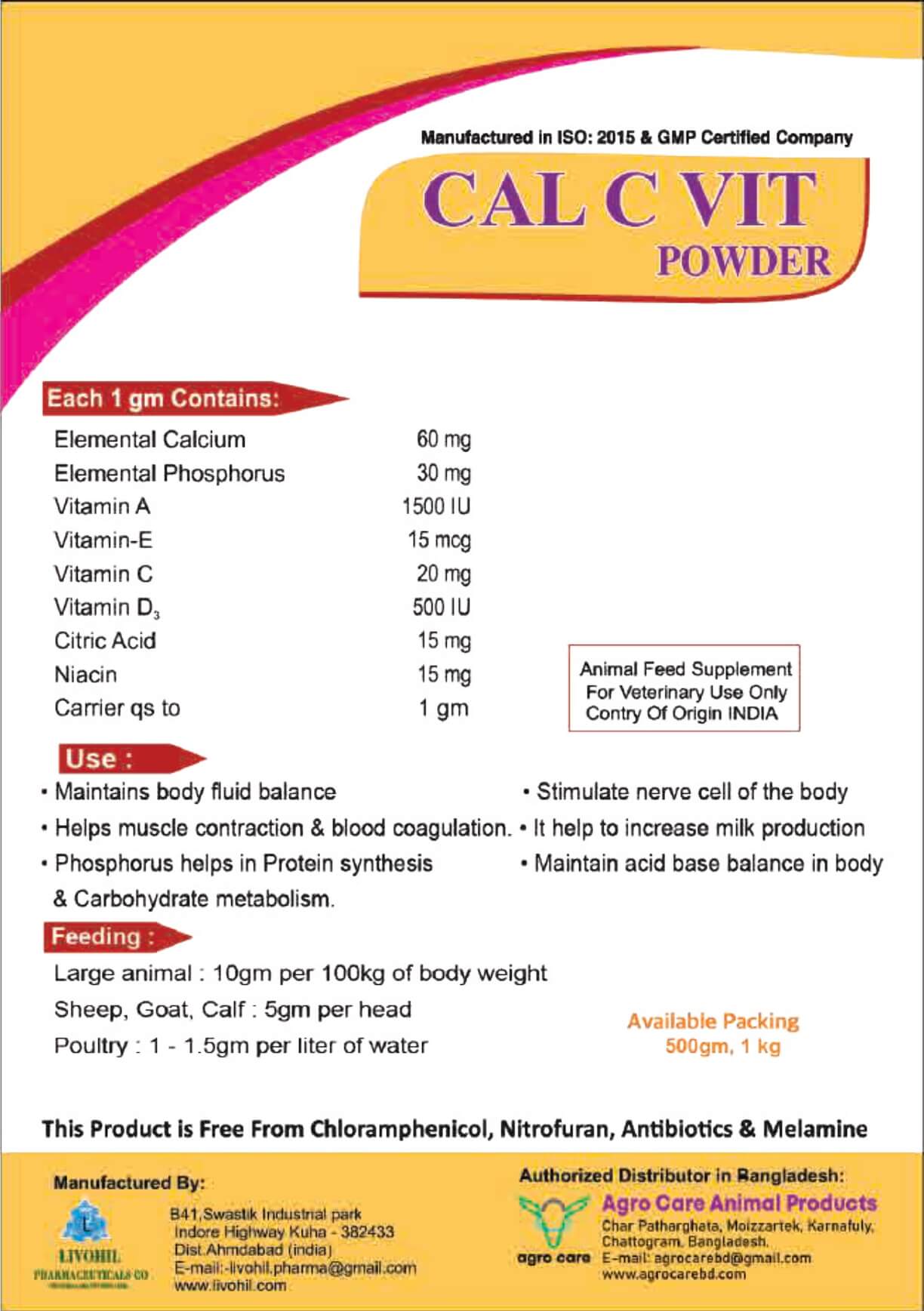 CAL C VIT Powder